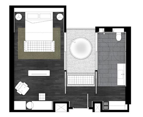 alyra Manor Chiang Mai Hotel - Deluxe Suites Room Layout