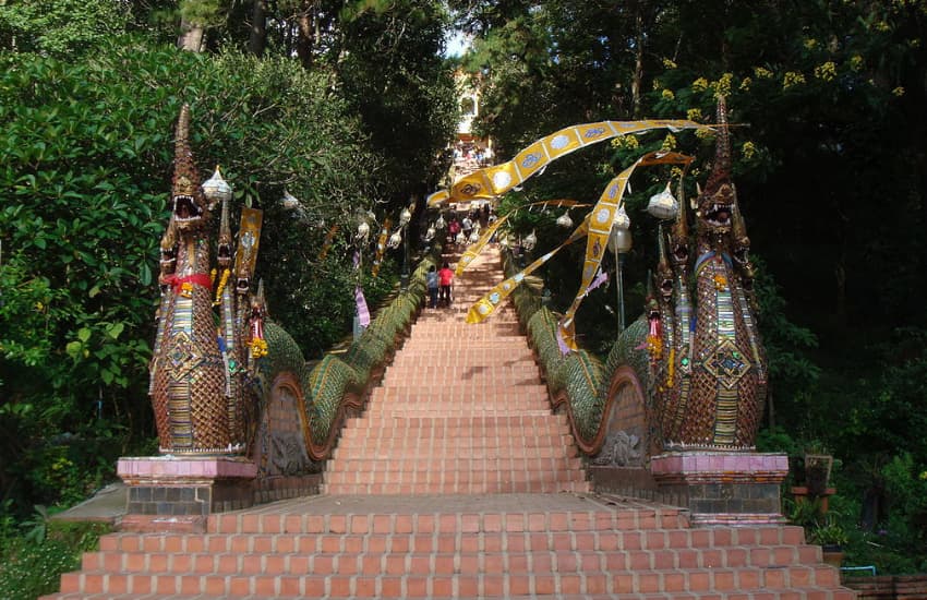 Wat Phra That Doi Suthep Steps - akyra Manor Chiang Mai Hotel