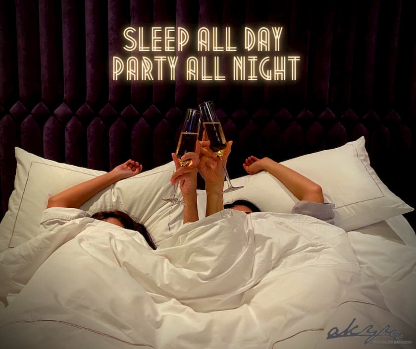 Sleep All Day Party All Night in Bangkok